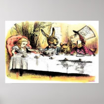VINTAGE POSTERS - ALICE AT THE TEA PARTY - BEST
