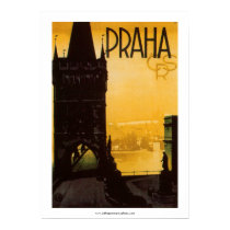 Vintage Praha Poster posters by RetroCommunications Vintage Praha Poster posters