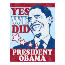 Vintage President Obama Poster posters