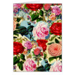 Vintage Pretty Chic Floral Rose Garden Collage Cards