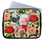 Vintage Pretty Chic Floral Rose Garden Collage Computer Sleeves