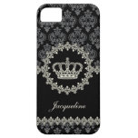 Vintage Princess Damask Crown iPhone 5 Case casemate cases