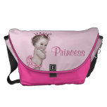 Vintage Princess Pink Baby Diaper Bag Courier Bags