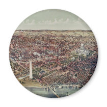Vintage Print of Washington, D.C. Refrigerator Magnets