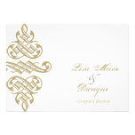 Vintage Printers Ornament Couples Shower Invite