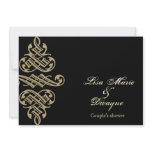 Vintage Printers Ornament Couples Shower Invite
