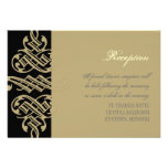 Vintage Printers Ornament Swirl Reception Invite