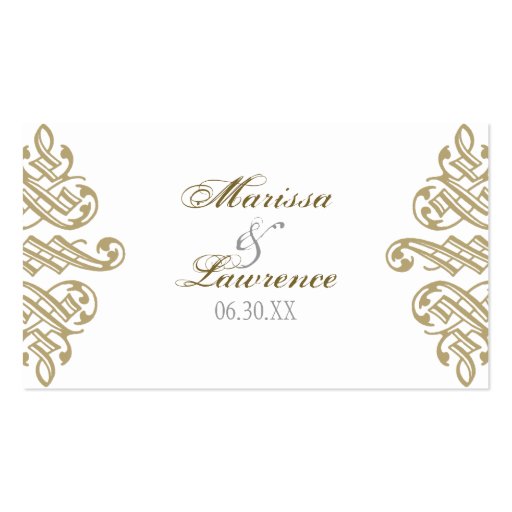 Vintage Printers Ornament Table Seating Cards Business Cards