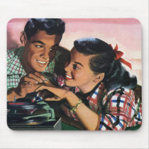 Vintage Promise Ring Mousepad