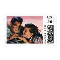 Vintage Promise Ring Postage Stamps