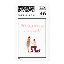 Vintage Proposal / Engagement Invitation Postage