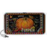 Vintage pumpkin label advertisement -Speakers
