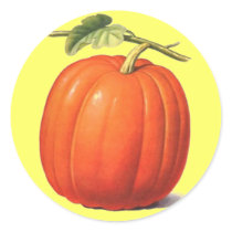 Vintage Pumpkin stickers by JuJuGarden Vintage Pumpkin stickers