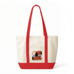 Vintage Puppy Book bag - Valentine's Gift