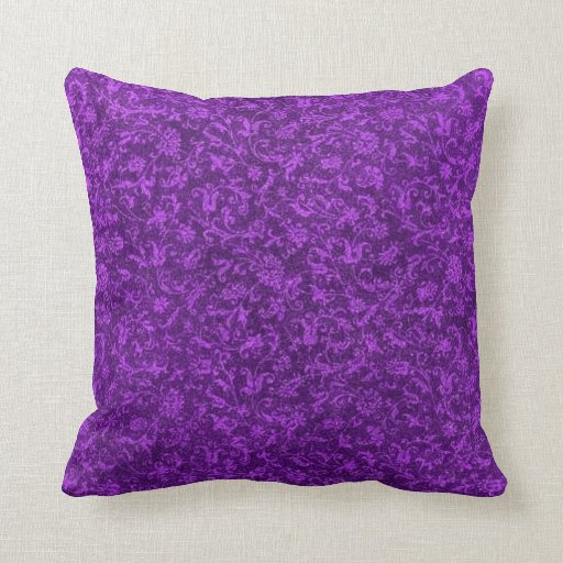 Vintage Purple Grape Pillow Throw Pillow Zazzle