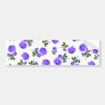 Vintage Purple Roses Bumper Sticker