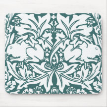 Vintage Rabbits Mouse Pads