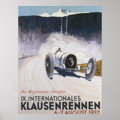 Vintage Racing Car Transport Poster print by vintagestore