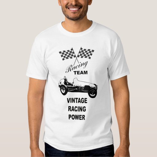 vintage racing logo TShirt Zazzle
