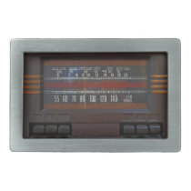 Vintage Radio Belt Buckle