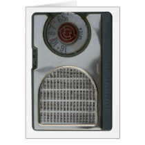 Vintage Radio Blank Card