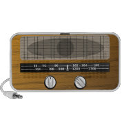 Vintage Radio Doodle Speaker doodle
