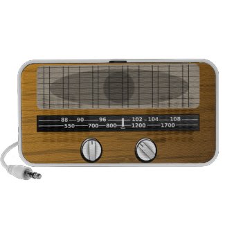 Vintage Radio Doodle Speaker doodle
