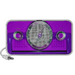 Vintage Radio - Purple Notebook Speaker