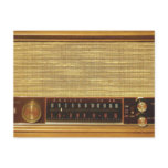 Vintage Radios in Wood Postcards