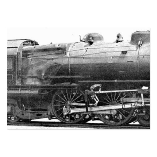 Vintage Railroad Photograph Bookmark Business Cards (back side)