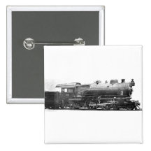 Vintage Railroad Photograph Bookmark Button