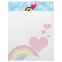 Vintage Rainbow letterhead by Retrofort Vintage Rainbow letterhead