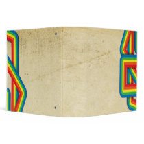 Vintage Rainbows binders by Pixel_Bunneh Vintage Rainbows binders