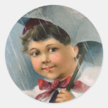 Vintage Rainy Day Stickers