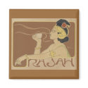 Vintage Rajah Coffee Ad - Magnet