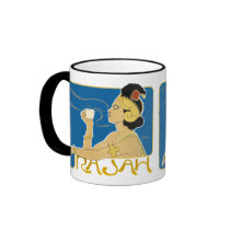 Vintage Rajah Coffee mugs by VintageCabaret Vintage Rajah Coffee mugs