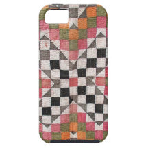 Vintage Ralli Quilt Orange iPhone 5 Cover