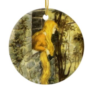 Vintage Rapunzel ornament