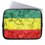 Vintage rasta flag computer sleeve