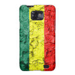 Vintage rasta flag samsung galaxy s case