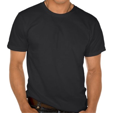 Vintage Raven Silhouette White on Black - Custom T Shirt