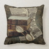 Vintage Reading throwpillow