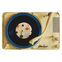 vintage, 70s, disk, music, retro, magnet, old, record player, premium flexi magnet, funny, classic, historical, photo magnet, [[missing key: type_fuji_fleximagne]] with custom graphic design