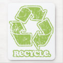 Vintage Recycle Sign Mousepad by Prodem Vintage Recycle Sign Mousepad