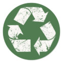 Vintage Recycle Sign stickers