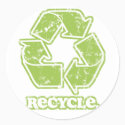 Vintage Recycle Sign stickers