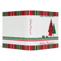 Vintage Red and Green Holiday Photographs binders by ZazzleBinders Vintage Red and Green Holiday Photographs binders