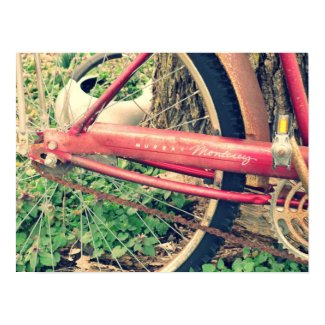 Vintage Red Bicycle Poster