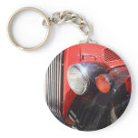 Vintage Red Bus Keychain