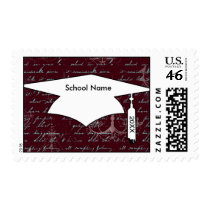 vintage red chandelier vintage writing postage stamp